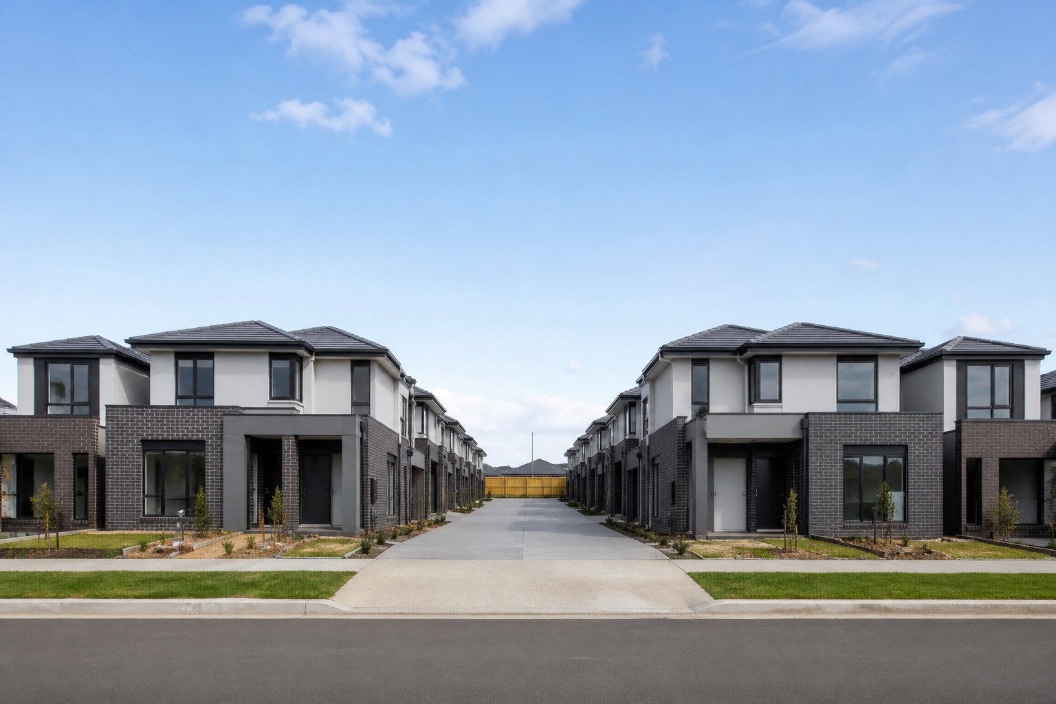 Townhouse streetscape